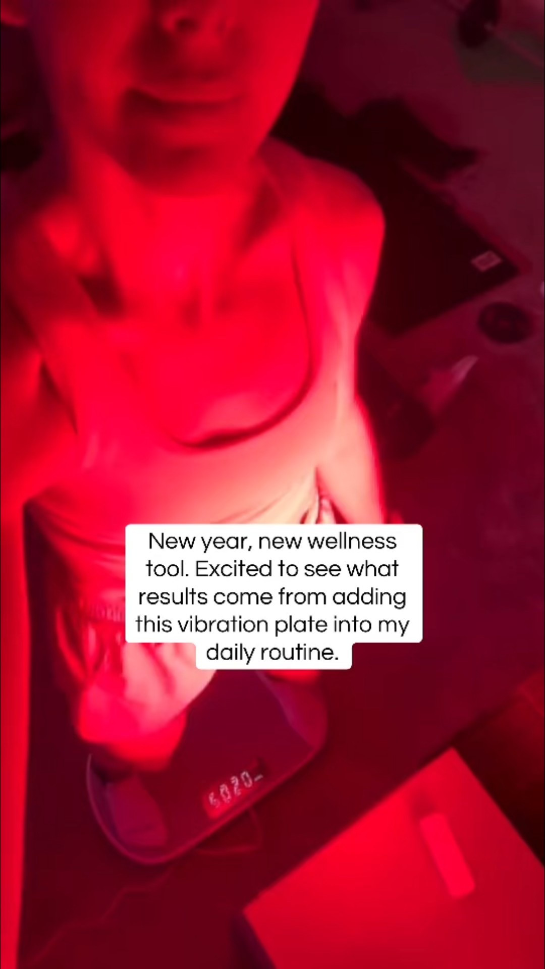 All aboard the latest wellness train — vibration plate. I am habit stacking with my red light therapy panel.

#LTKselfcare #LTKdayinmylife #LTKActive