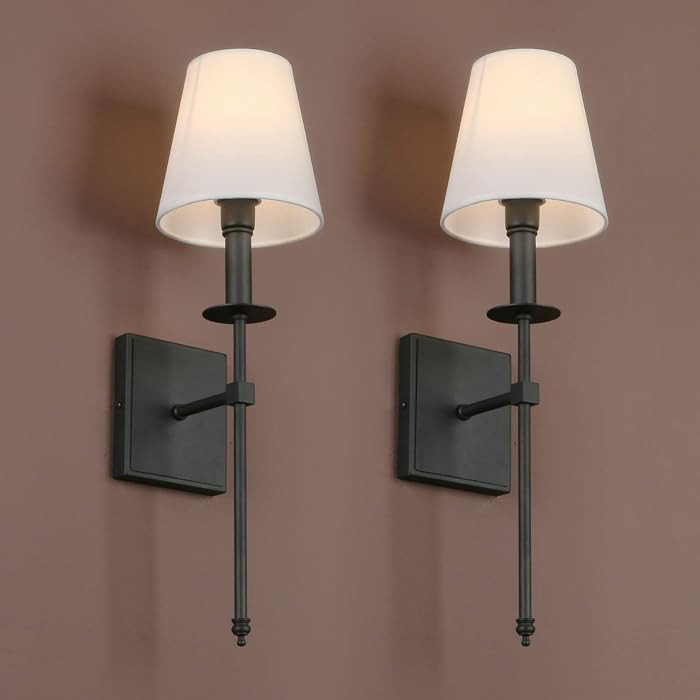 Yosoan Indoor Boho Retro Wall Sconce Set of 2, Vintage Industrial Brass Hardwired Champagne Bronz... | Amazon (CA)