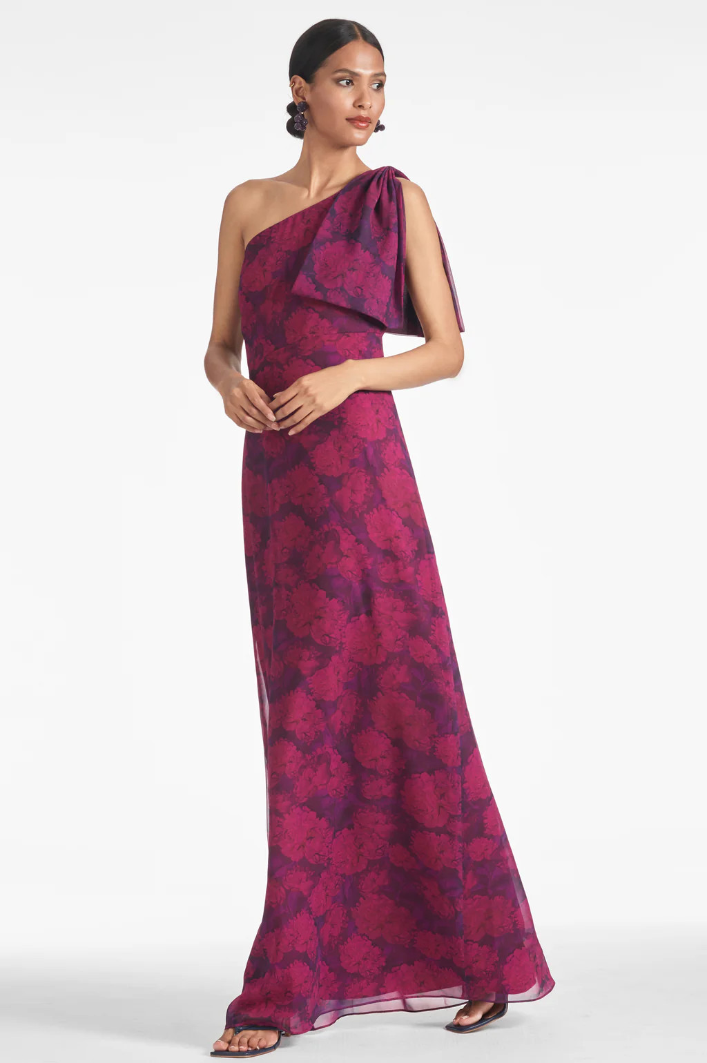 Chelsea Gown - Magenta Bloom | Sachin & Babi