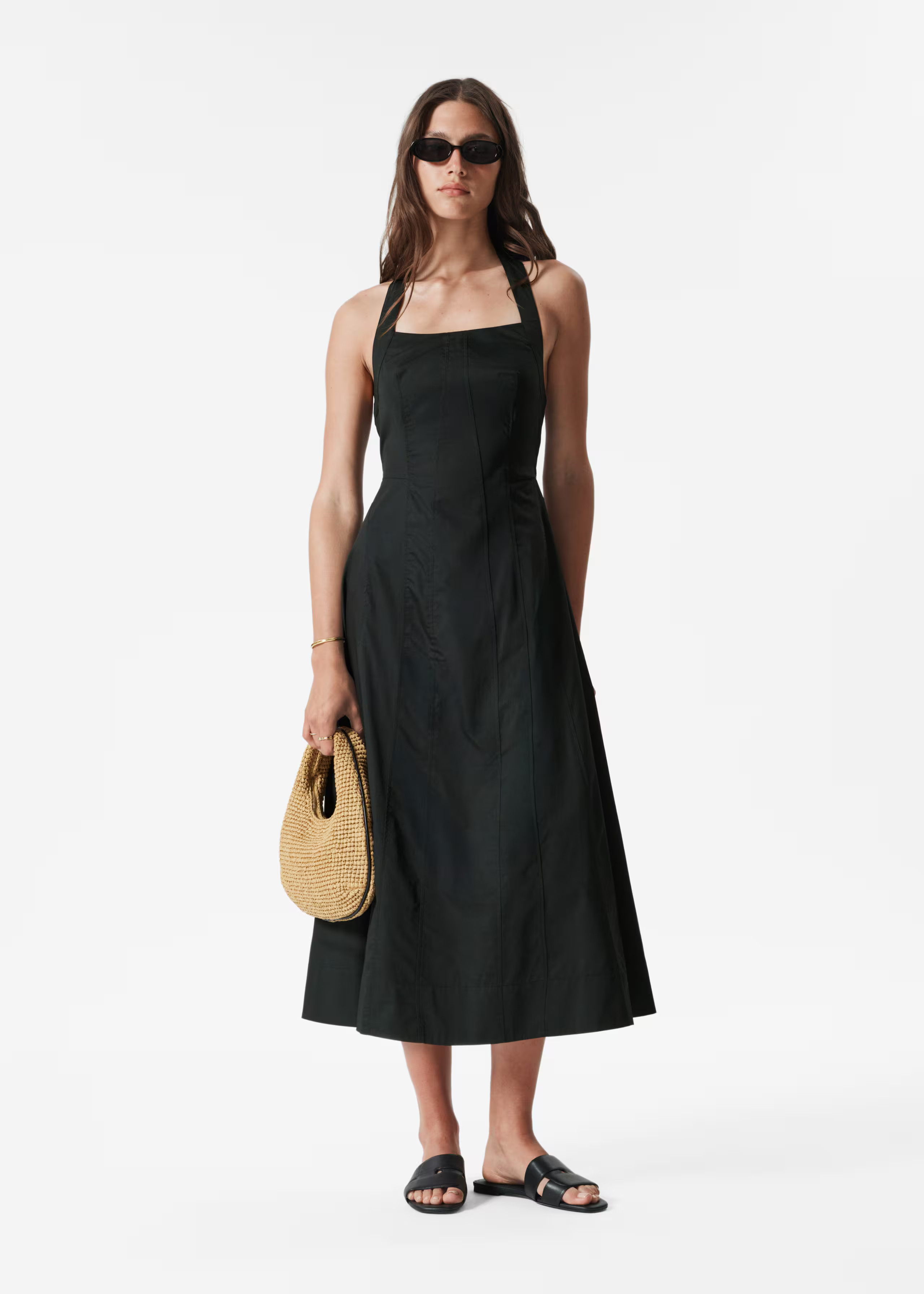 Neckholder-Midikleid - Schwarz - & Other Stories AT | & Other Stories EU