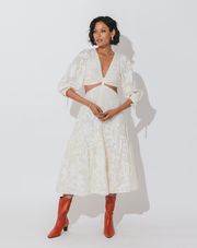 Celeste Ankle Dress Ivory | Cleobella | Cleobella LLC