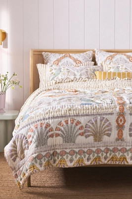 100% Cotton Voile Printed Quilt Collection | Anthropologie (US)