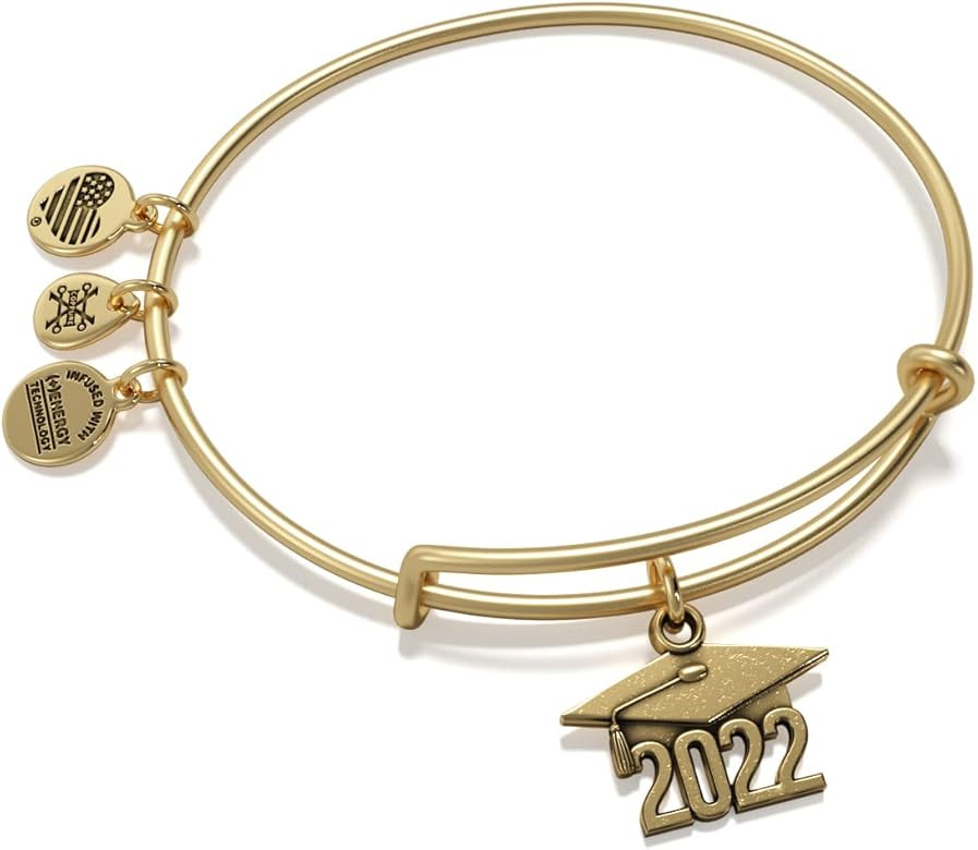 Alex and Ani Path of Symbols Expandable Bangle for Women, 2022 Graduation Cap Charm, Rafaelian Go... | Amazon (US)