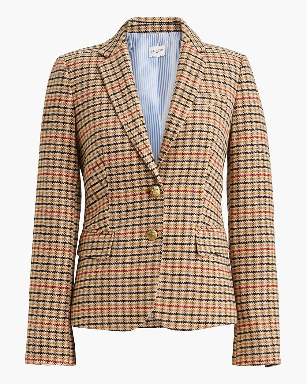 Herringbone wool-blend schoolboy blazer | J.Crew Factory