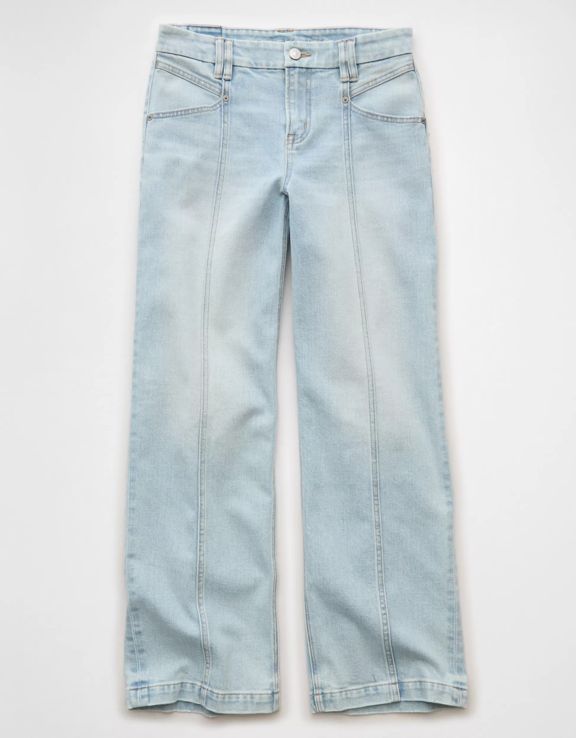 AE Curvy High-Waisted Stovepipe Jean | American Eagle Outfitters (US & CA)