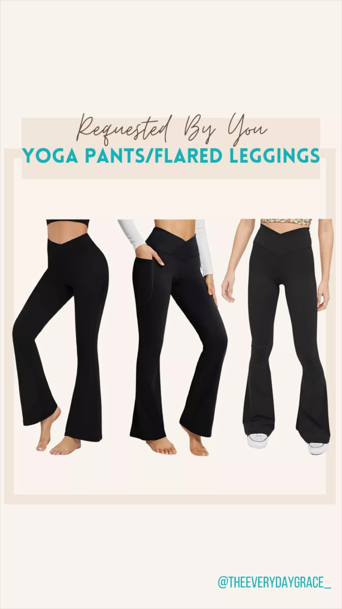  BALEAF Women's Flare Leggings High Waisted Yoga Pants