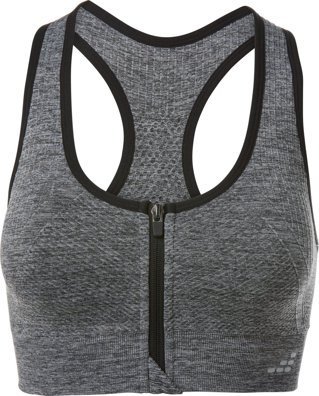 BCG Women's Seamless Zip Front Mid Impact Sports Bra | Academy Sports + Outdoor Affiliate