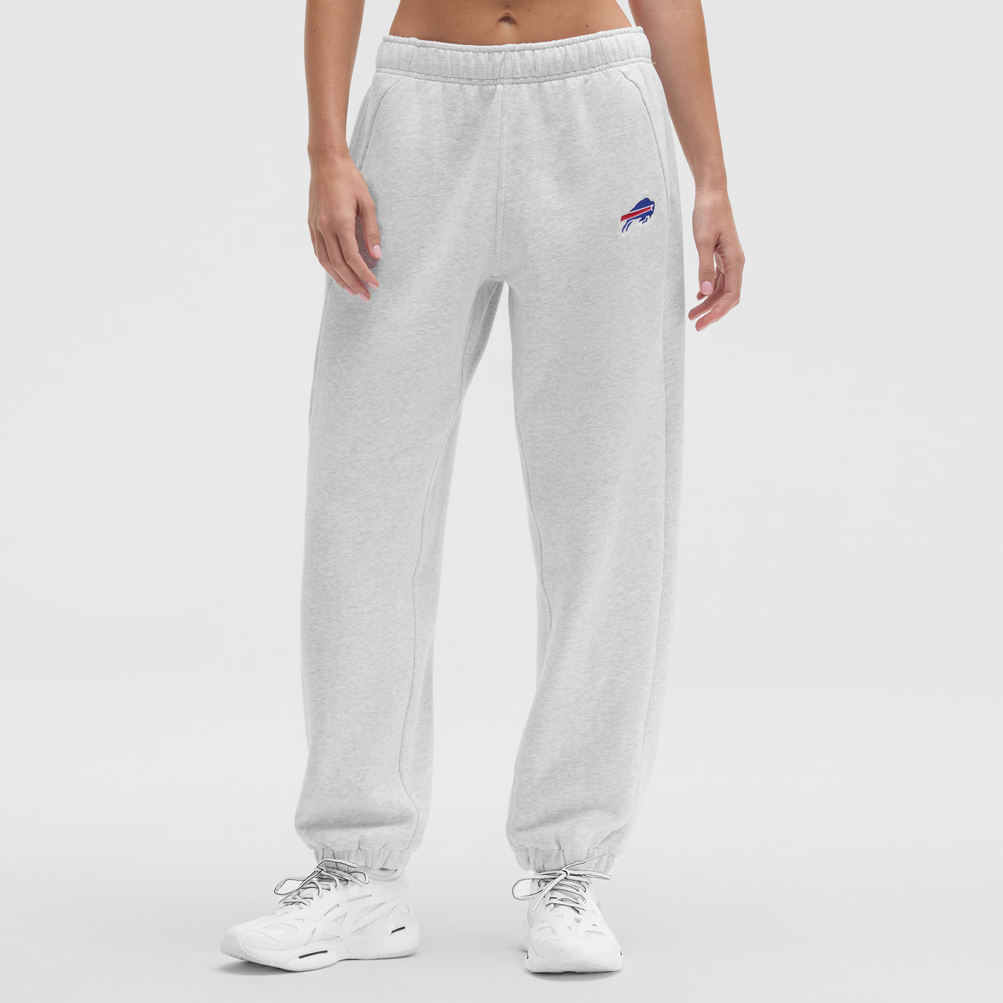 Buffalo Bills lululemon Women's Scuba Mid-Rise Oversized Jogger - Heathered Core Ultra Light Grey | Fanatics