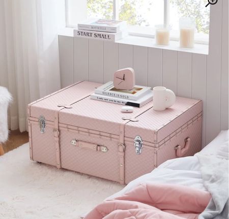 #pinktrunk #wisconaccenttrunk #bedroomdecor #girlsroom #teenroom #dorm #trunkstorage #chictrunk #storagetrunk #pinkbedroom #pinkfurniture #pinkstorage #girly #girlyroom #ballet #cottage #femme #fairy

#LTKhome #LTKkids #LTKfamily