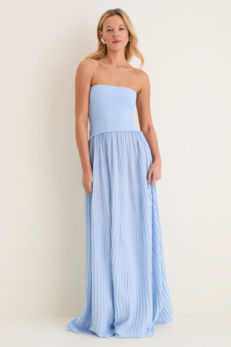 Blue Lagoon Strapless Soglio Maxi Dress | Tuckernuck (US)