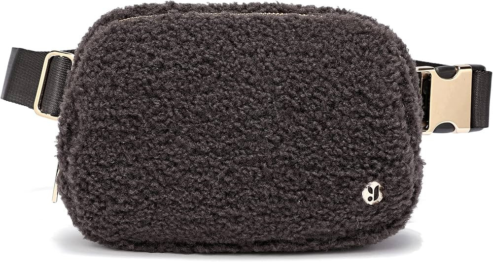 FODOKO Sherpa Belt Bag, Fleece Crossbody Bag Fanny Pack for Women Fashionable Everywhere Waist Bu... | Amazon (US)