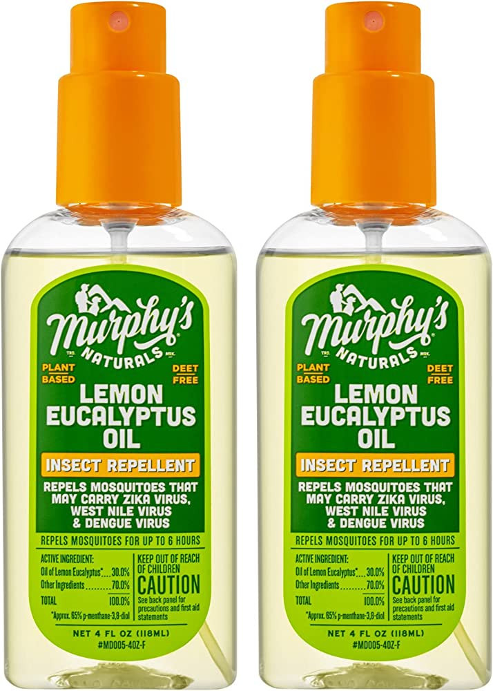 Murphy's Naturals Lemon Eucalyptus Oil Insect Repellent Spray | DEET Free | Plant Based, All Natu... | Amazon (US)