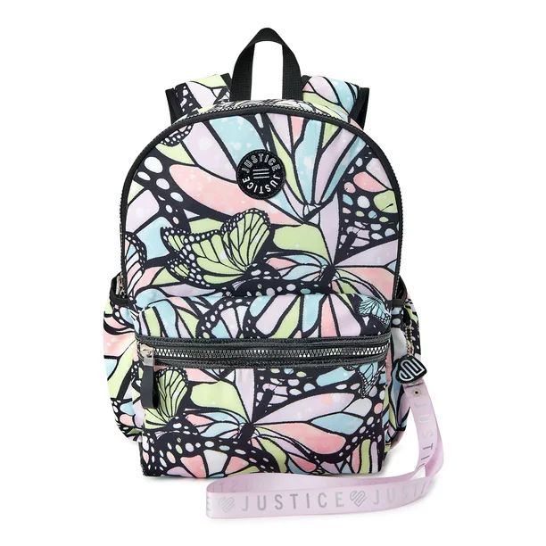 Justice J Sport Girls 17" Butterfly Backpack | Walmart (US)