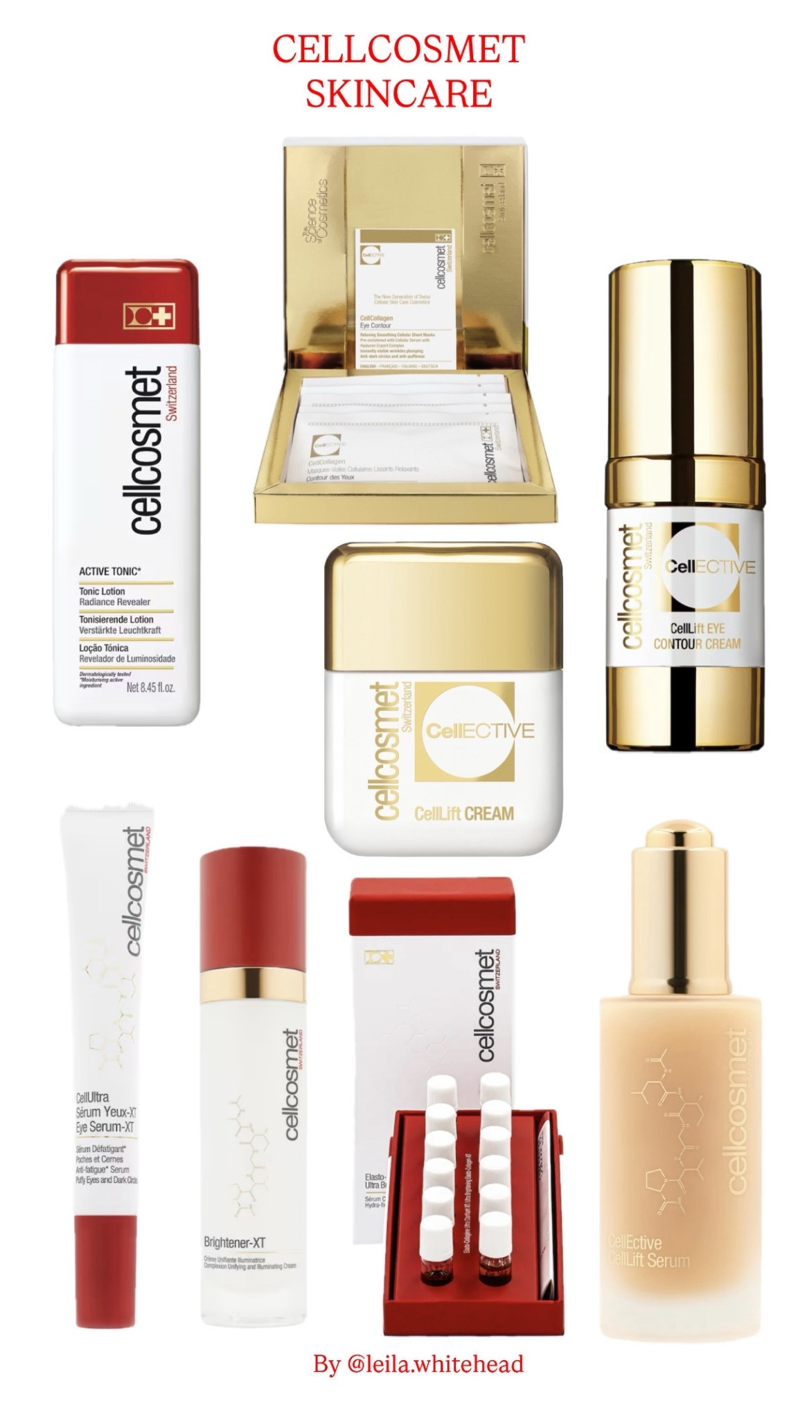 Linking the CellCosmet products I use weekly as part of my core skincare routine.

I’ve been using this brand for 2 years consistently and have seen lasting and visible results!

#LTKluxury #LTKbeauty #LTKuk