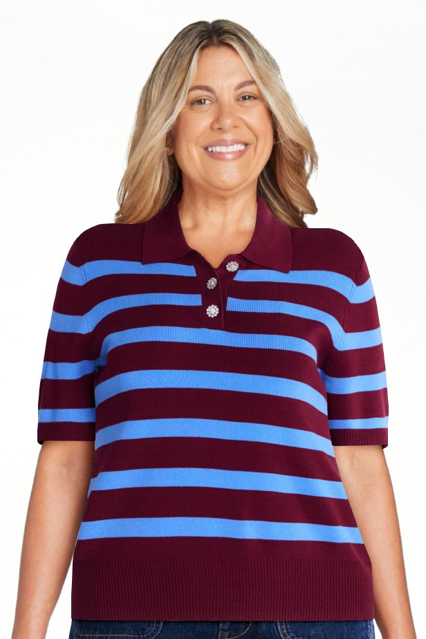 Free Assembly Women's and Women's Plus Polo Sweater with Short Sleeves, Lightweight, Sizes XS-4X | Walmart (US)
