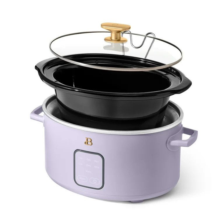 Beautiful 4Qt Slow Cooker with Touch-Activated Display, Lavender by Drew Barrymore | Walmart (US)