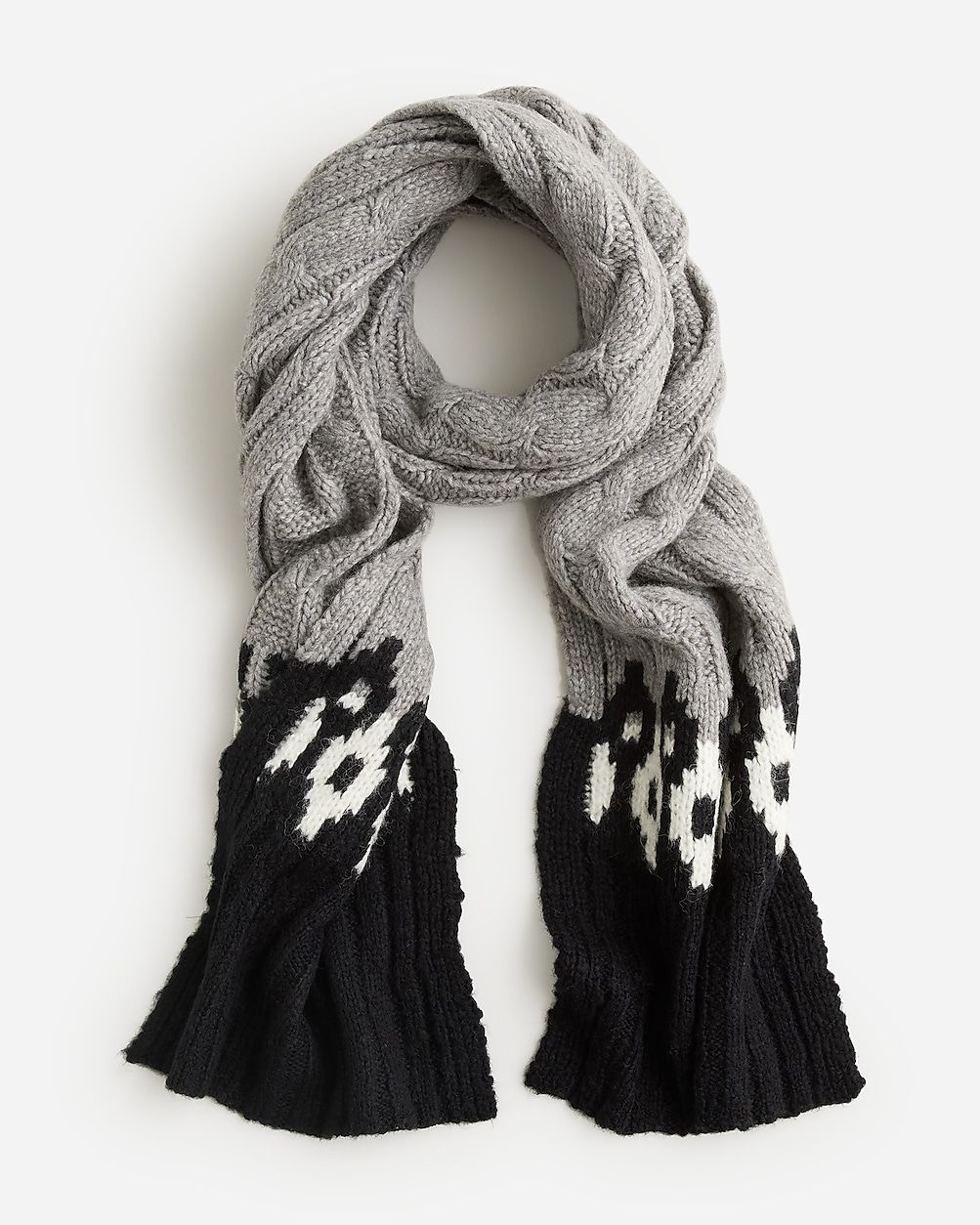 Collection Fair Isle scarf in alpaca | J.Crew US