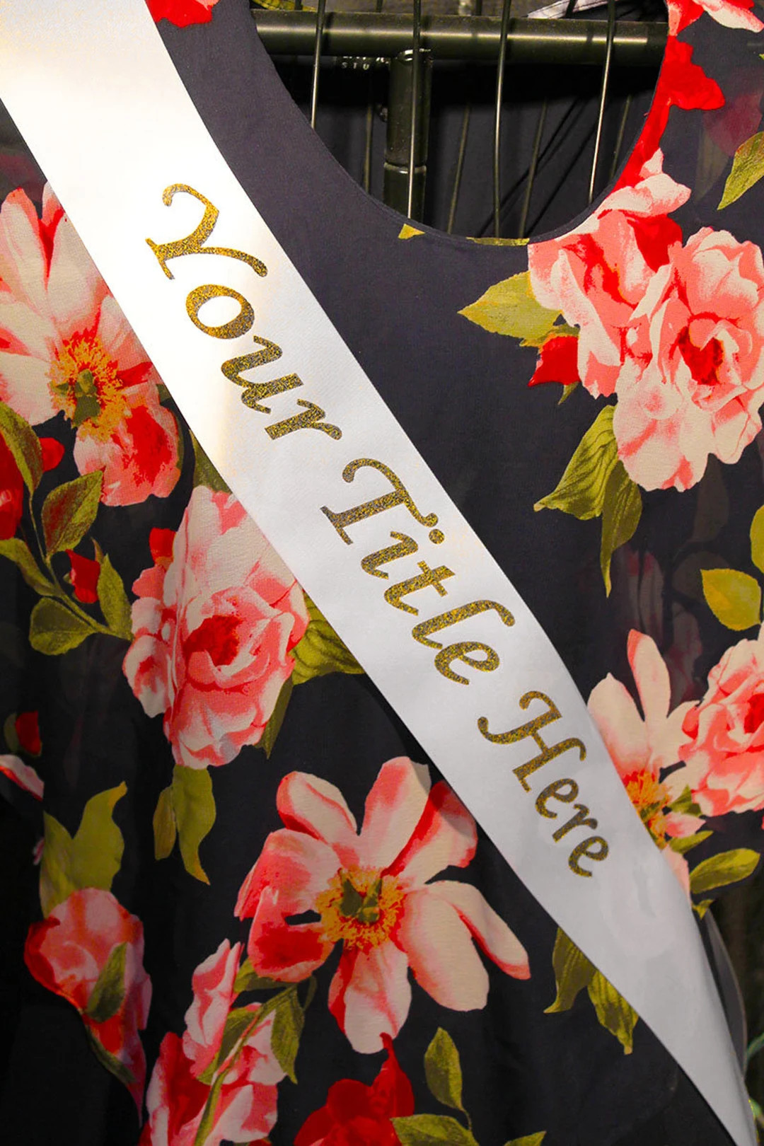 Personalized Custom Satin Printed Sash for Pageants, Proms, Dances, Parties - Etsy | Etsy (US)