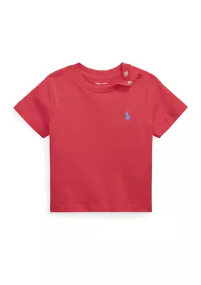Ralph Lauren Childrenswear Baby Boys Cotton Jersey Crew Neck T-Shirt | Belk