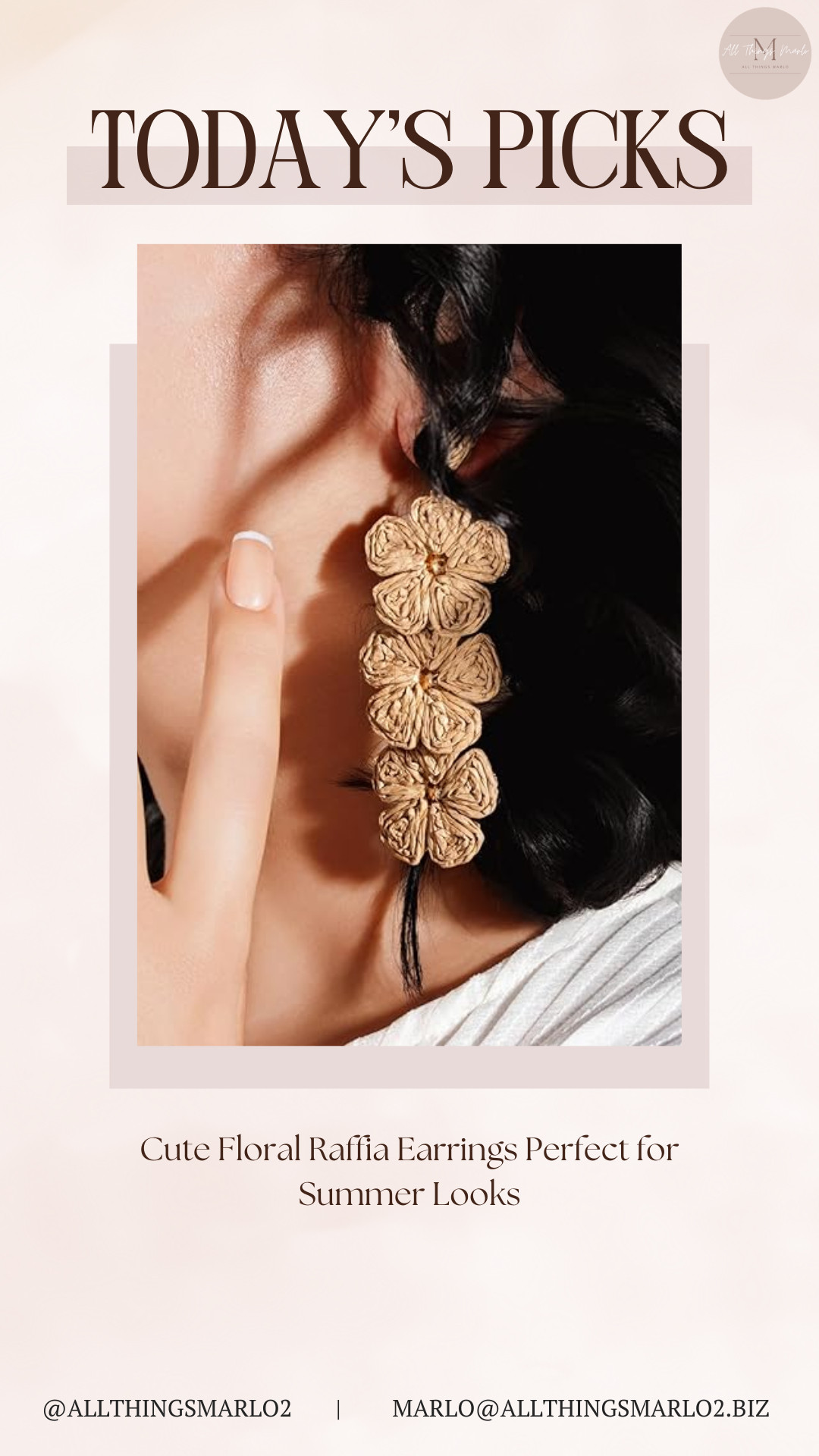 Cute Floral Raffia Earrings Perfect for Summer Looks 

 #LTKSeasonal #LTKOver40 #LTKTravel