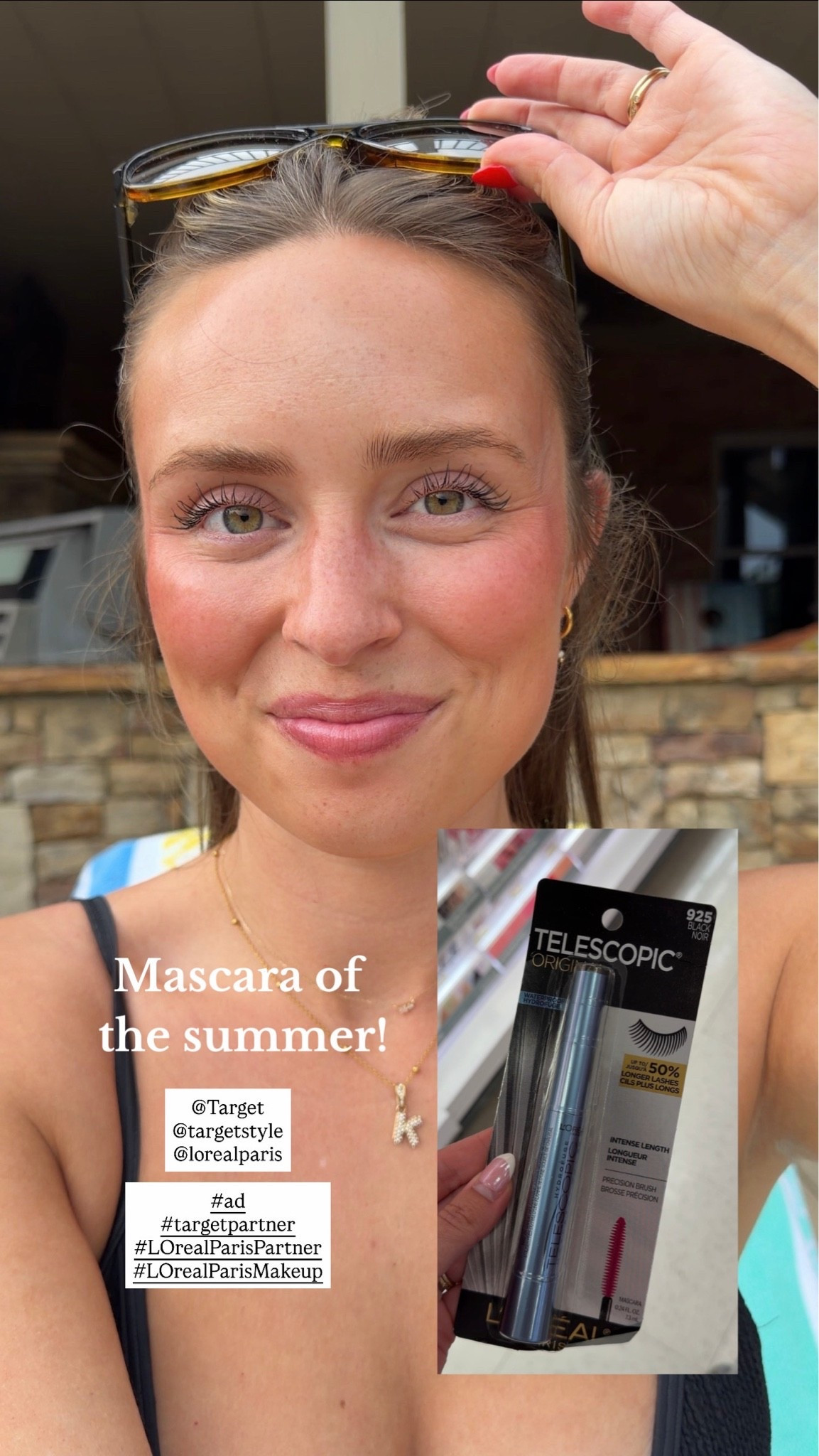 #ad #LOrealParisPartner Pool days 🤝 lashes that actually stay put. ☀️💦 L'Oréal Paris Telescopic Waterproof Mascara from @Target Shop here! ✨
@lorealparis @target @targetstyle @Shop.LTK
#targetpartner #LOrealParisPartner #LOrealParisMakeup #liketkit

#LTKgrwm #LTKmorningroutine #LTKBeauty
