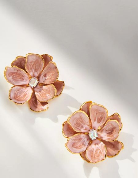 The prettiest hand painted flower earring 
This finish off any outfit beautiful and adds the pretty soft spring touch!

Under $80 these would make a beautiful gift🌸
Cones in several colors 

Anthropology #jewlery #earrings

#LTKstyletip #LTKGiftGuide #LTKfindsunder100