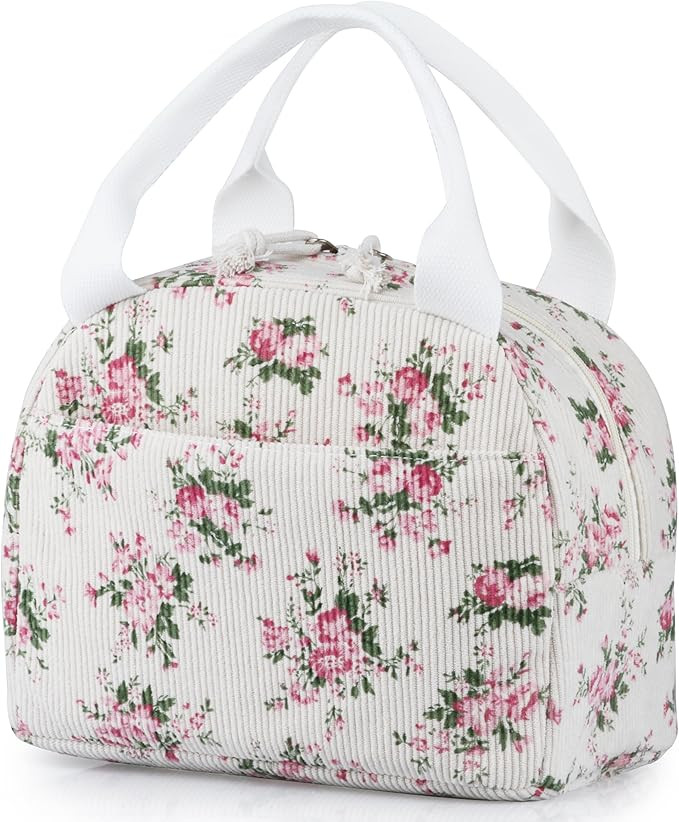 Lunch Bag - Insulated Lunch Box for Women, Reusable Large Capacity Cooler Bag for Adult, Small Le... | Amazon (US)