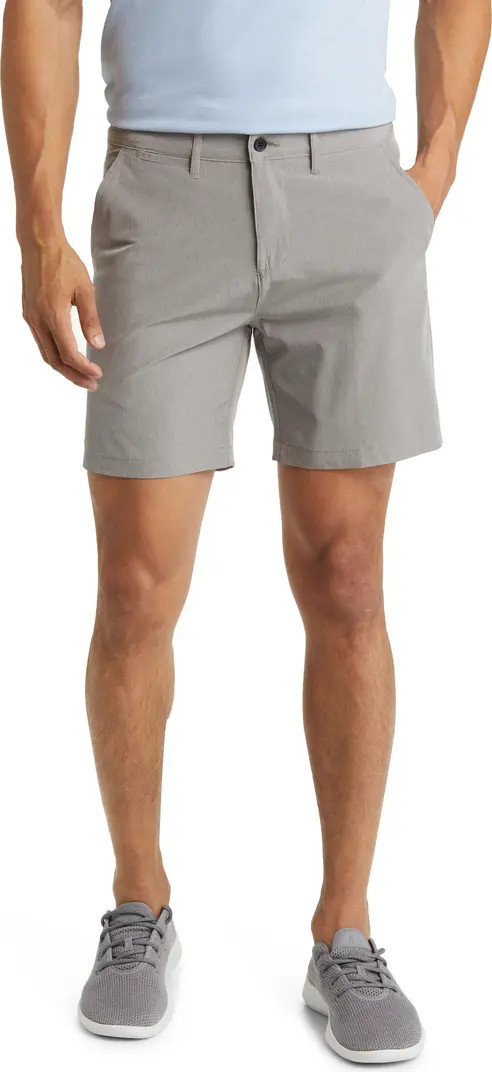 Flat Front Stretch Chambray Shorts | Nordstrom