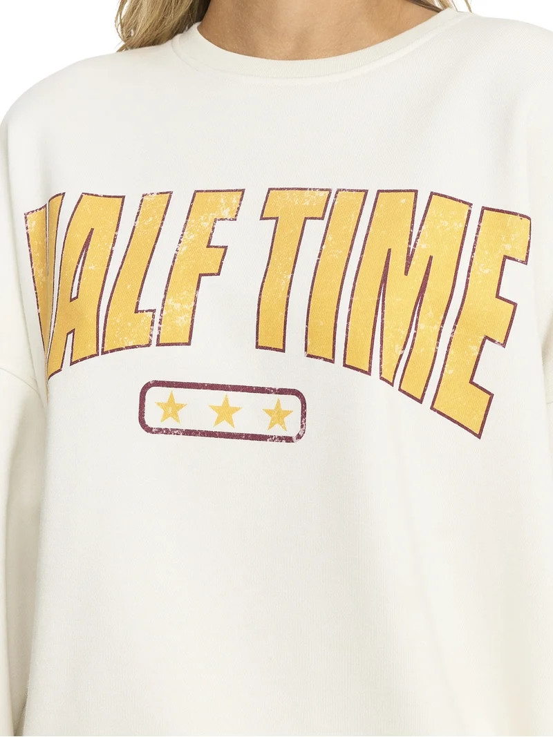 Mills by Millie Bobby Brown Women's Graphic Crewneck Sweatshirt, Sizes XXS-XXXL | Walmart (US)