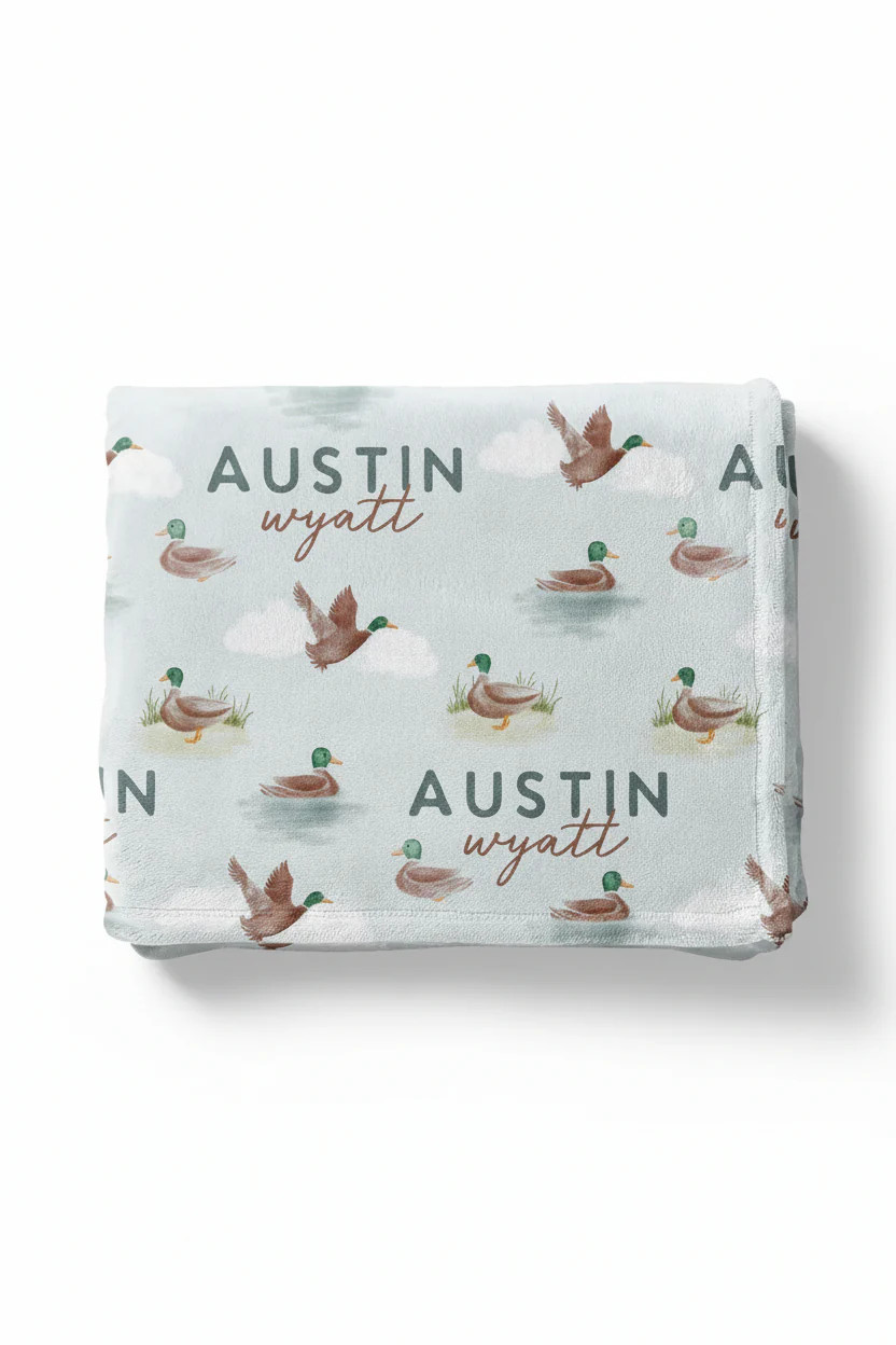Little Duckling Personalized Kids Blanket | Caden Lane