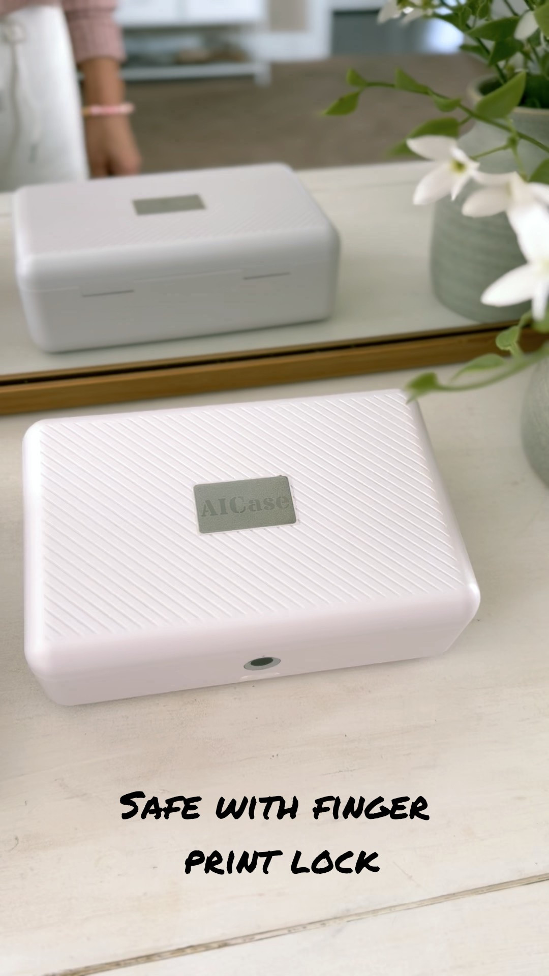 Finger print lock safe, perfect for jewelry or passport 

#LTKTravel #LTKFindsUnder50 #LTKHome