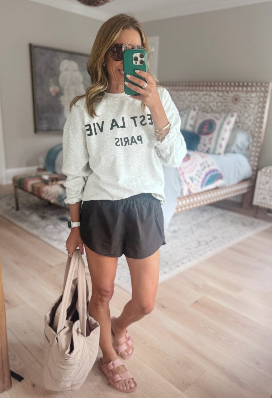 OK spill it - did you buy these viral shorts?! If so, what do you think? 

 #LTKdayinmylife #LTKootd #LTKfitnessgoals