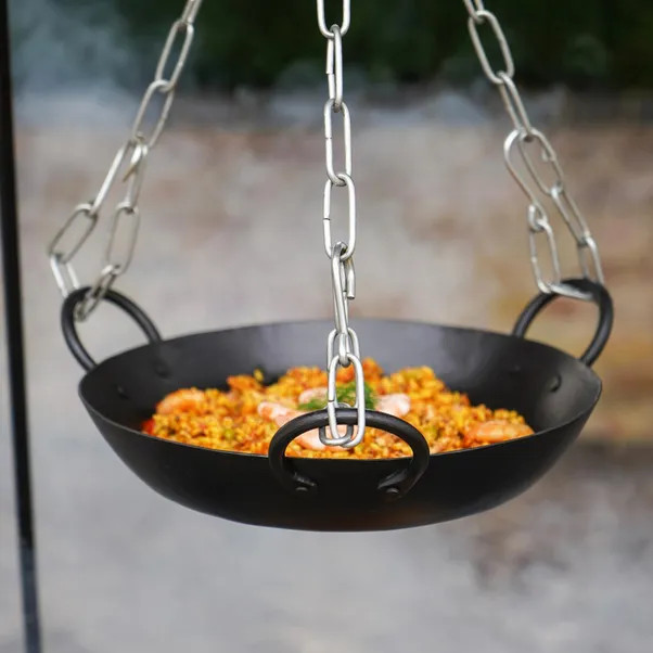 Outdoor Colorado Black Metal Cooking Dish | Dunelm (migrated)