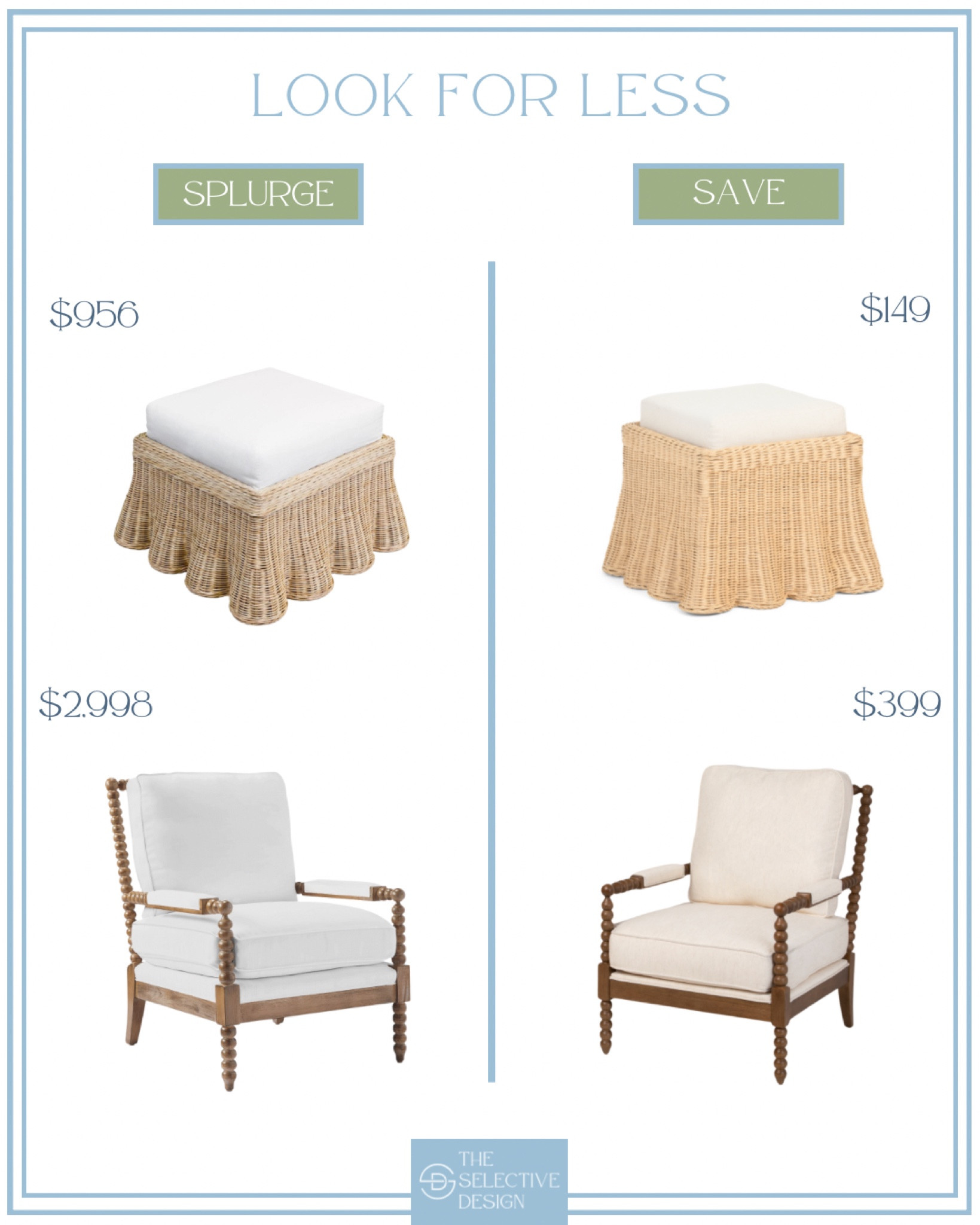 Designer look for less finds from TJ Maxx! 

Affordable home decor, tj maxx home decor finds, Marshall’s home decor, splurge or save home decor, woven ottoman, rattan ottoman, scalloped ottoman, ottoman stool, spindle chair, living room chair, classic chair, accent chair, bedroom chair, traditional chair, coastal home decor, southern traditional home decor, grandmillennial home decor, timeless home decor, southern home, affordable home finds 

#LTKFindsUnder100 #LTKHome #LTKSaleAlert