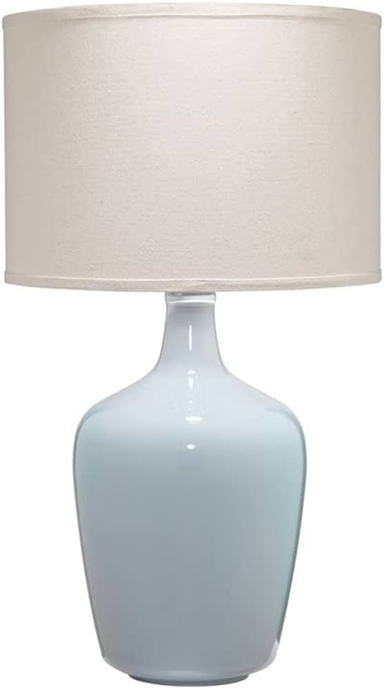 Eden Home 29.25" Transitional Glass Plum Jar Table Lamp in Dove Gray Finish | Amazon (US)