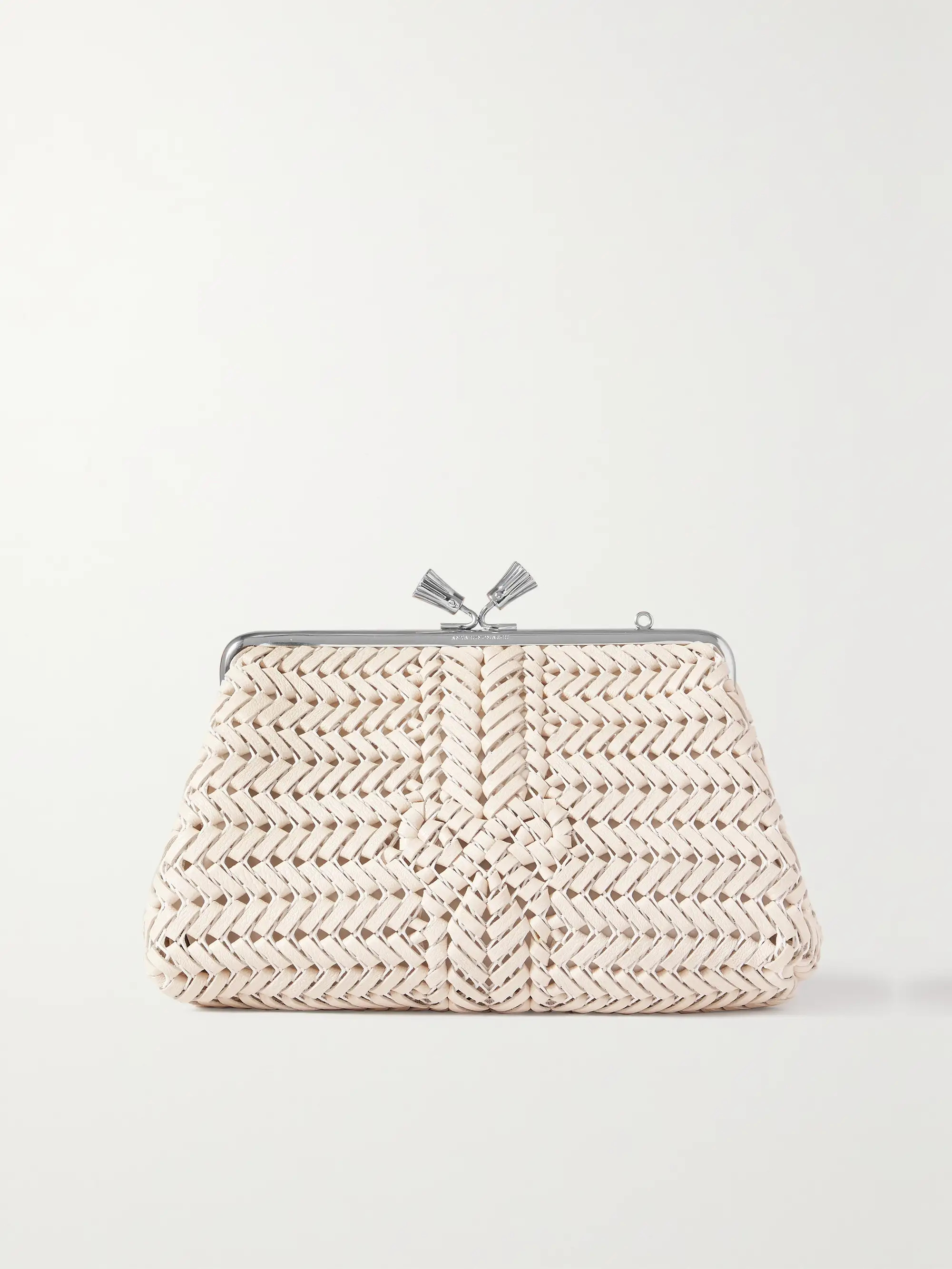 Maud woven leather clutch | NET-A-PORTER (US)