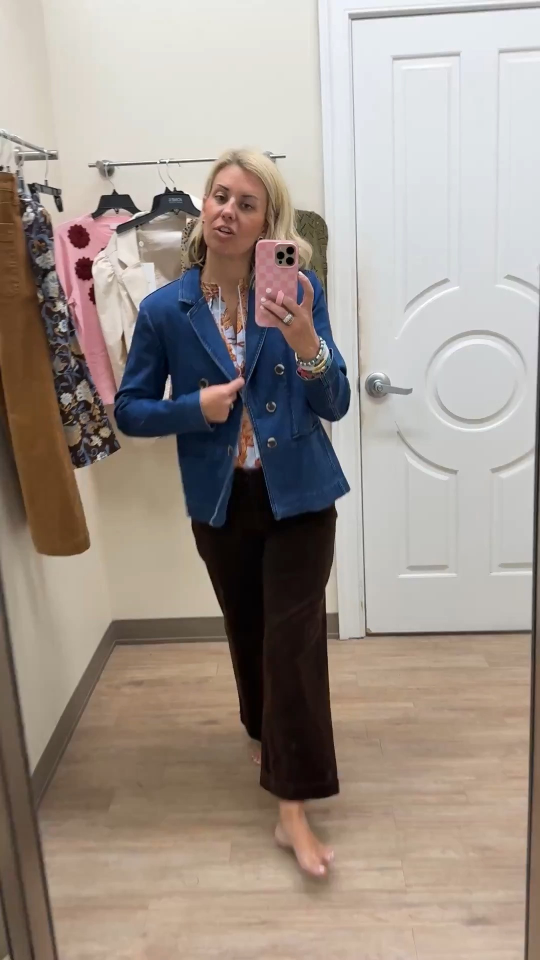 Truly can’t get over these wide leg pants. The quality is really good and I’ll be styling these all season long. 
Blazer & top - small
Pants - 4 regular length

#LTKSeasonal #LTKOver40 #LTKSaleAlert