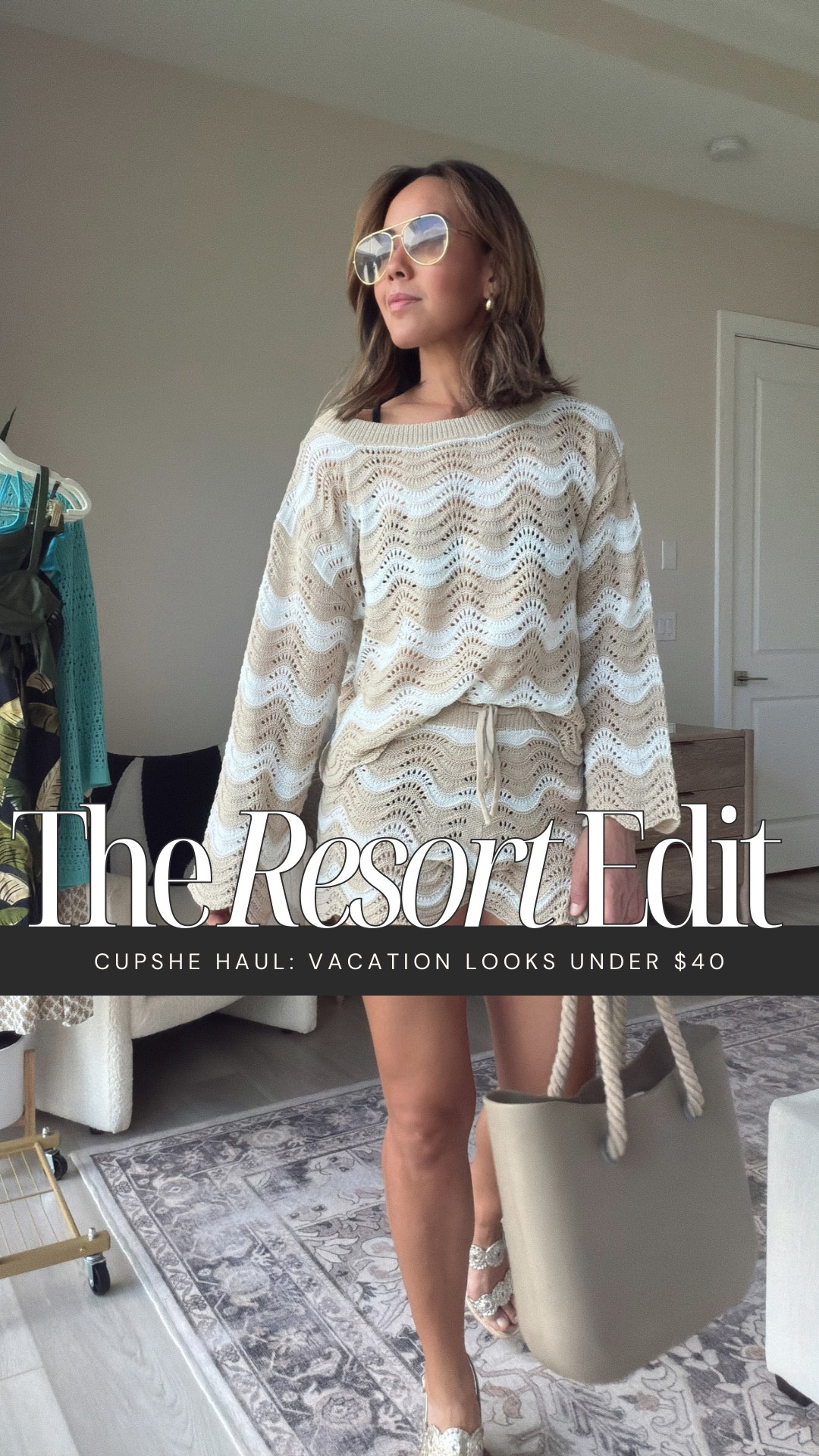 A neutral pairing from @Cupshe I’m loving 🖤

The Twinkle Factor Black Bikini Set has a subtle sparkle with a flattering sweetheart neckline and light support. The bottom has a standard rise and moderate coverage.

I wore it under the Castaway Cutie Striped Cover-Up Top and matching Coral Garden Striped Cover-Up Shorts for a polished beach-to-boardwalk look. The relaxed stripe, long sleeves, and drawstring waist give it structure while still feeling comfortable. The cover-up set also comes in other colors if you want a different vibe.

If you're refreshing your warm-weather wardrobe, use code ERIN15 for 15% off when you spend $70+
USD.


#LTKootd #LTKTravel #LTKgrwm