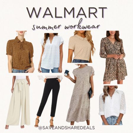 #walmartpartner Looking for some summer workwear inspiration? I'm obsessed with these #walmartfashion finds! So many cute business casual ideas! @walmartfashion

#LTKSeasonal #LTKstyletip #LTKworkwear