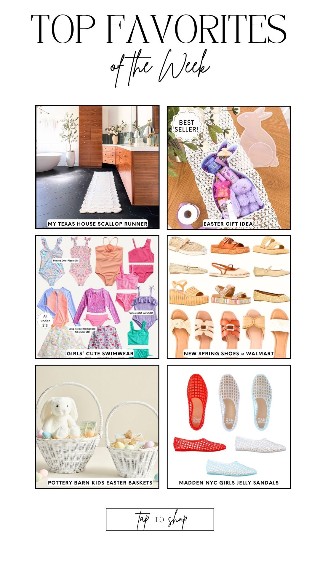 Top favorites of the week! 

 

#LTKSeasonal #LTKSwim #LTKKids