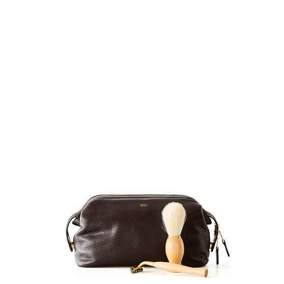 Harvey Leather Travel Pouch | Mark and Graham