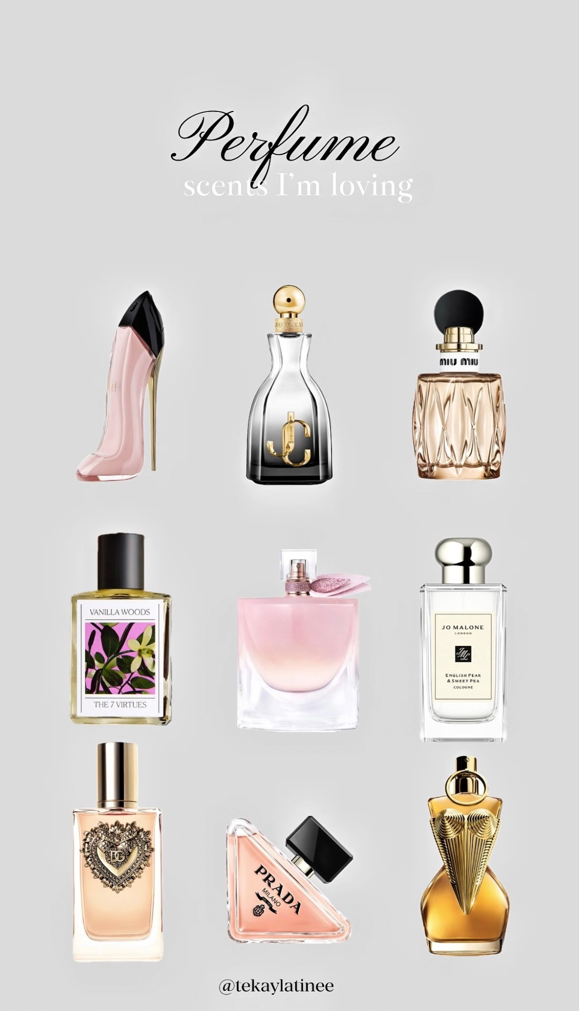 Scents I’ve been loving lately 🤍 Some of my current perfume favorites!! 

#LTKdayinmylife #LTKselfcare #LTKGiftGuide