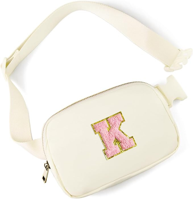 Gitus Personalized Gifts Birthday Gifts for Girls Fanny Pack Cross Body Bags with Initial Letter ... | Amazon (US)