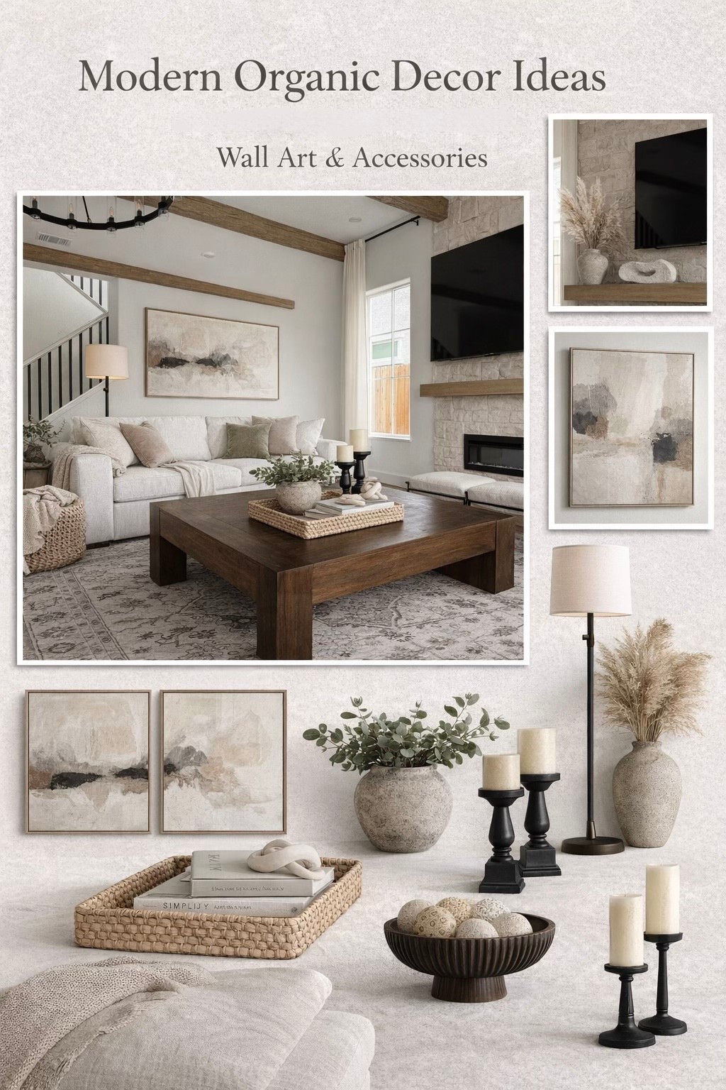 Modern organic living room design ideas 

#LTKHome