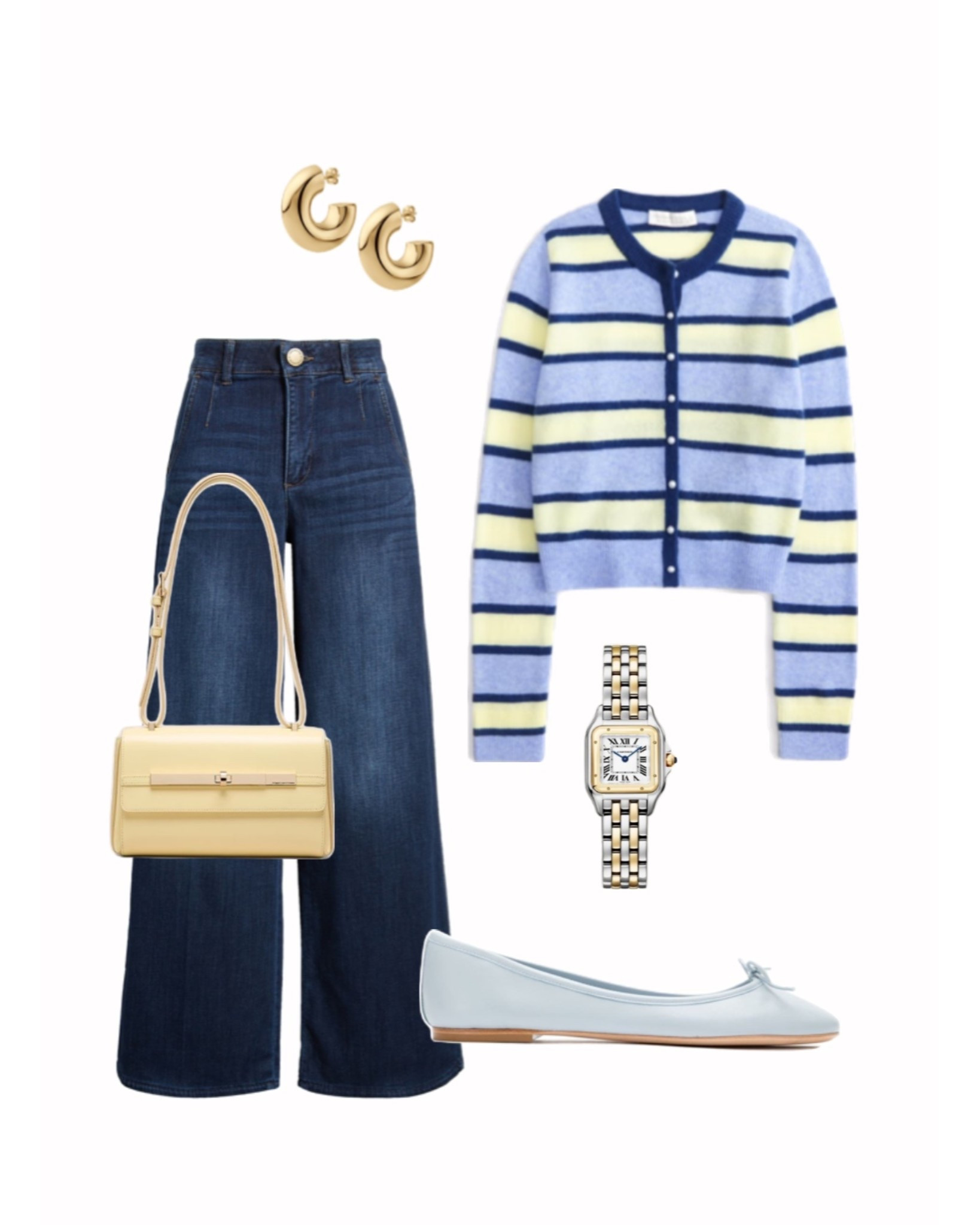striped cardigan outfit, everyday outfit ideas, casual chic outfit, wide leg jeans outfit, ballet flats outfit, spring outfit ideas, neutral everyday outfit, classic style outfit, french inspired outfit, amazon fashion finds, elevated casual look, capsule wardrobe staples

#LTKSaleAlert #LTKSeasonal #LTKootd