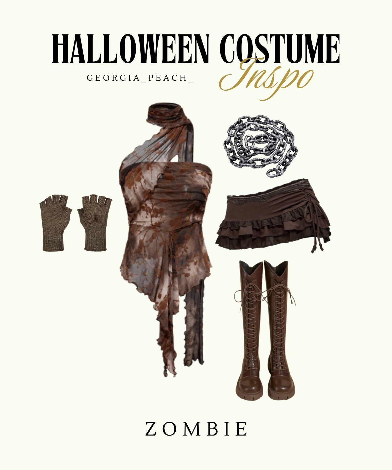 Zombie Halloween Costume Outfit Inspo #halloweencostume #costumeideas #costumeinspo #diycostume #easycostumes #styledcostume #zombie

#LTKHalloween #LTKParties #LTKFindsUnder50