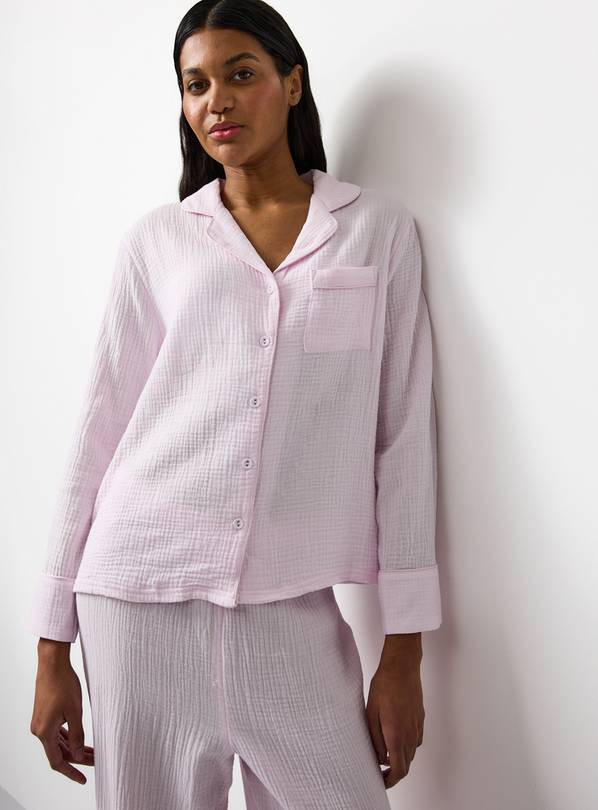 Pink Double Cloth Traditional Pyjamas M | Tu Clothing