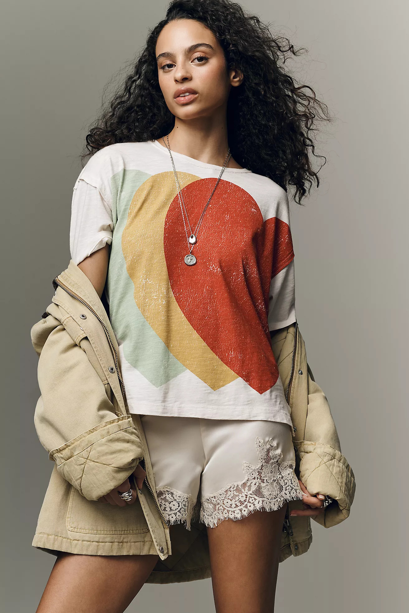 Pilcro Graphic Heart Tee | Anthropologie (US)