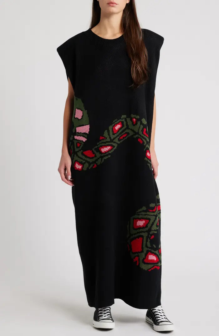Big Reputation Oversize Maxi Sweater Dress | Nordstrom