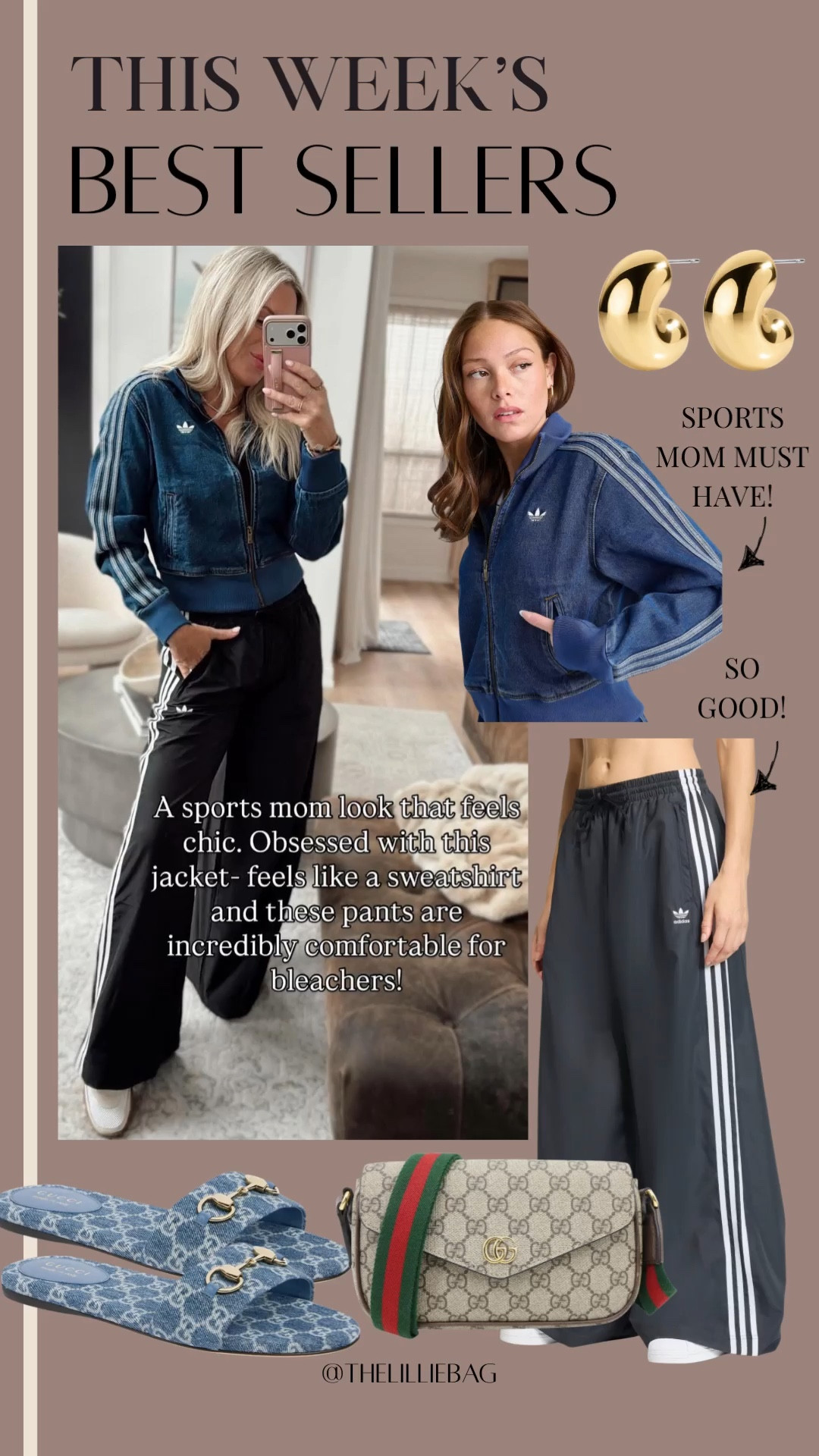 The amount of compliments on this outfit was unreal. The jacket is a most loved already! I’m in smalls. 

Sports mom. Adidas. Track pants. Denim jacket. 

#LTKmomlife #LTKootd #LTKActive